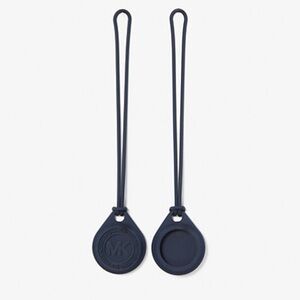 Michael Kors Midnight Blue 2-Pack Logo Embossed Case for Apple AirTag®